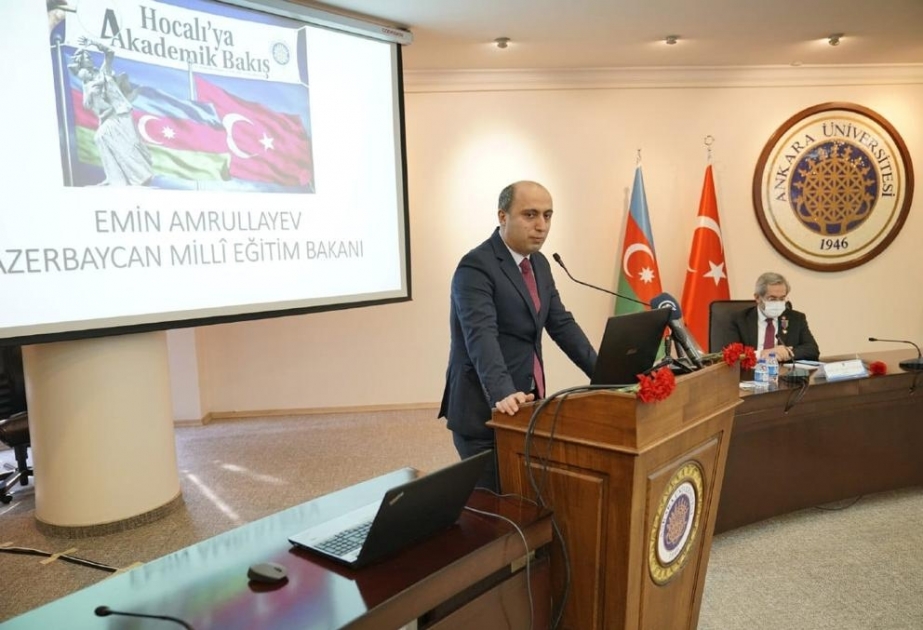 Təhsil nazirinin rəhbərlik etdiyi nümayəndə heyəti Ankara Universitetində olub