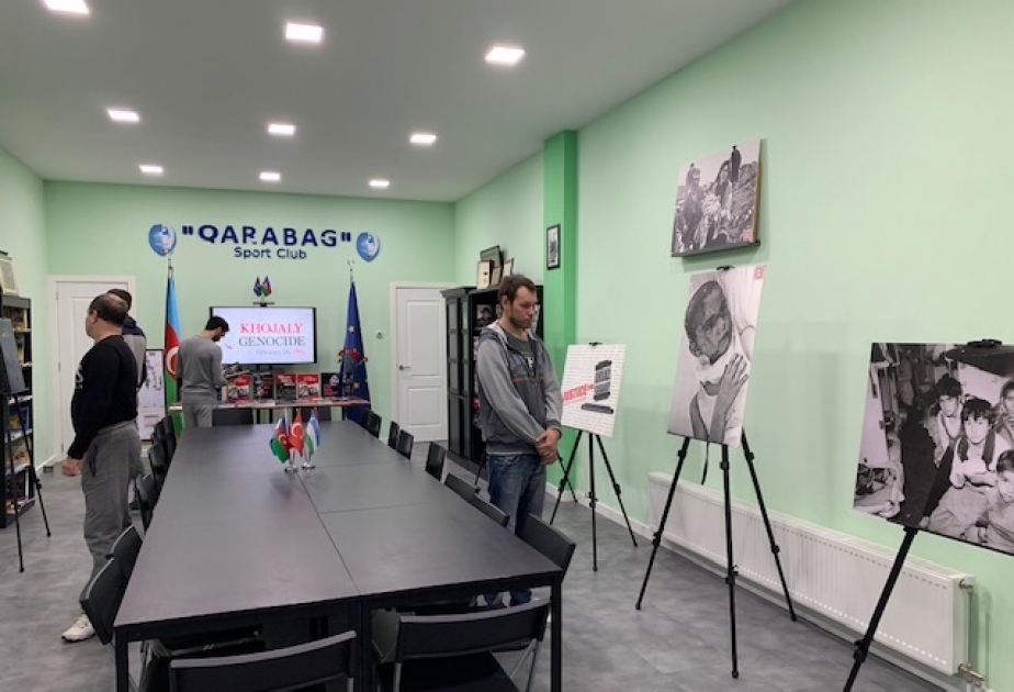 Rotterdamda Xocalı soyqırımı qurbanlarının xatirəsinə həsr edilmiş sərginin açılışı olub VİDEO