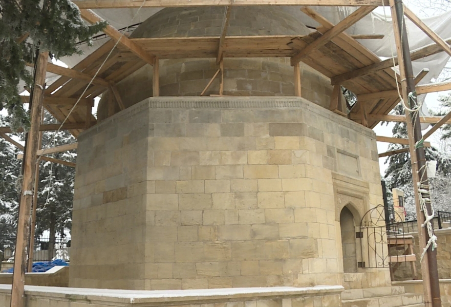 La conservación del mausoleo "Shahkhandan" llega a su fin en Shamakhi
