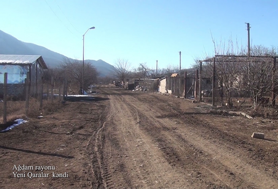 Müdafiə Nazirliyi Ağdam rayonunun Yeni Qaralar kəndinin videogörüntülərini yayıb VİDEO