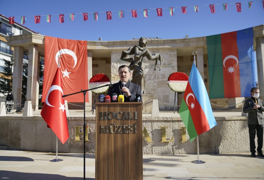 Ankarada Xocalı soyqırımının 29-cu ildönümünə həsr olunmuş anma mərasimi keçirilib