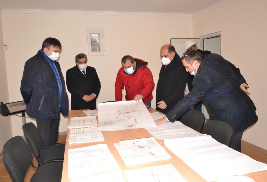 Cəlilabad Peşə Liseyinin bazasında müasir peşə təhsil mərkəzinin tikinti işləri sürətlə davam edir