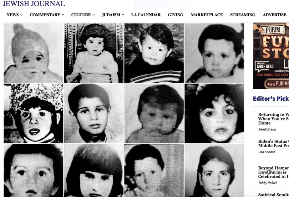 В ответ на заявления проармянских сенаторов в издании Jewish Journal опубликована статья о резне в Ходжалы