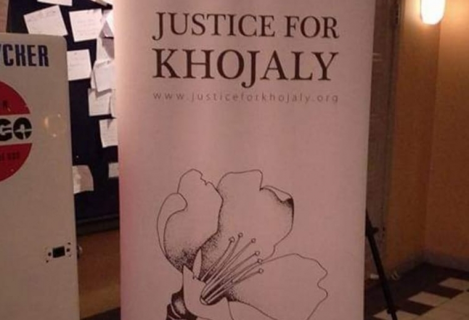 Stokholm şəhərində "Xocalıya ədalət!" plakatları yerləşdirilib