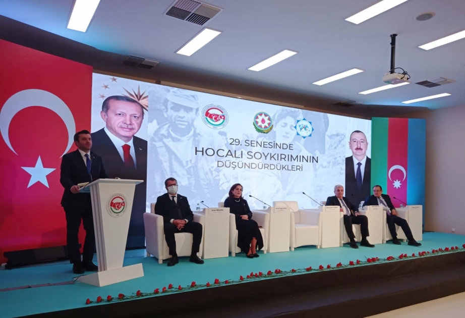 Ankarada Xocalı soyqırımının 29-cu ildönümünə həsr olunan tədbir təşkil edilib
