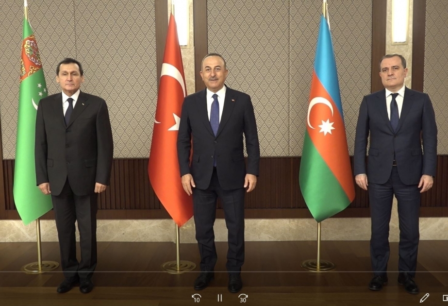 Trilateral meeting of Azerbaijani, Turkish and Turkmen FMs held in Ankara