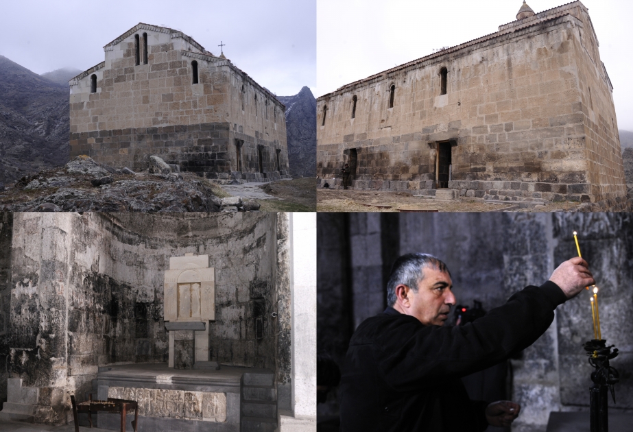 Ermənilər daşlardakı izləri silməyə çalışsalar da, tarixi silə bilməzlər - AZƏRTAC “Ağoğlan” məbədindən xəbər verir VİDEO