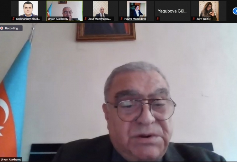 DİA-da videokonfrans: Xocalı soyqırımı - ermənilərin beynəlxalq cinayətlərinin tərkib hissəsi kimi