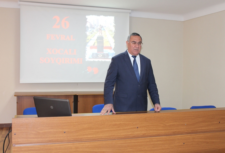 Naxçıvanda “Xocalı faciəsi: Səbəbləri, nəticəsi və dərsləri” mövzusunda konfrans keçirilib