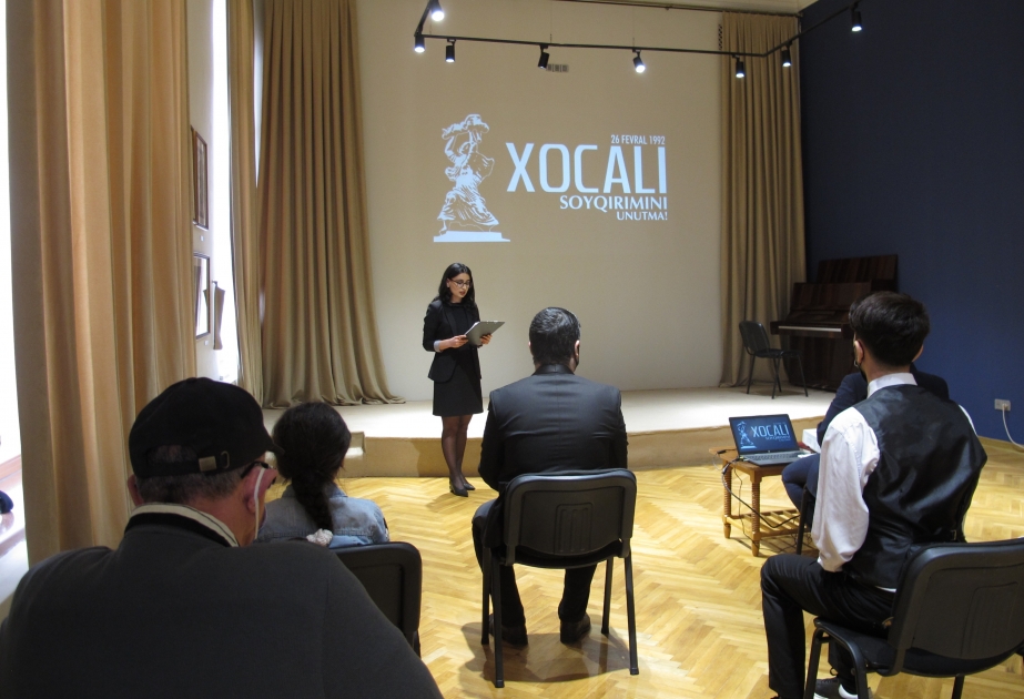 Azərbaycan Dövlət Teatr Muzeyində təşkil olunan növbəti tədbir Xocalı faciəsinə həsr olunub