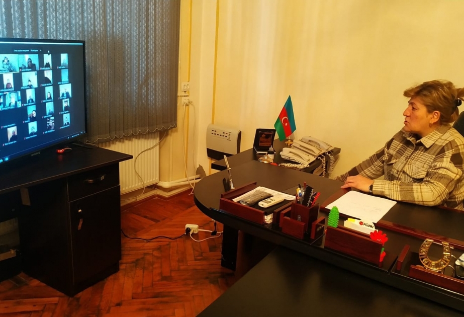 Şəki Regional Mədəniyyət İdarəsinin videokonfransında Xocalı sakinlərinin qəhrəmanlığından bəhs olunub