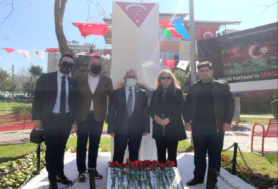 Xocalı soyqırımının 29-cu ildönümü ilə əlaqədar İzmirdə anım mərasimi keçirilib