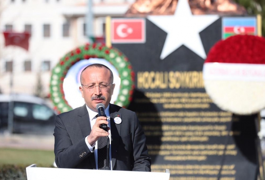 Türkiyənin Dənizli şəhərində Xocalı soyqırımı qurbanlarının xatirəsinin anım mərasimi keçirilib