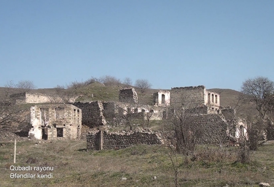 Azerbaijan’s Defense Ministry releases video footages of Afandilar village, Gubadli district VIDEO