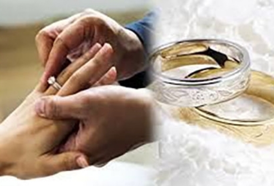 В прошлом году в Азербайджане зарегистрировано свыше 35,3 тысячи браков