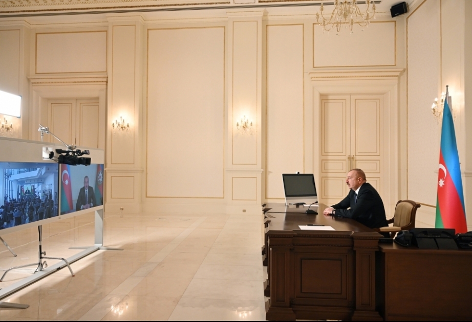 Ilham Aliyev: "La declaración del 10 de noviembre es en esencia de facto un tratado de paz"