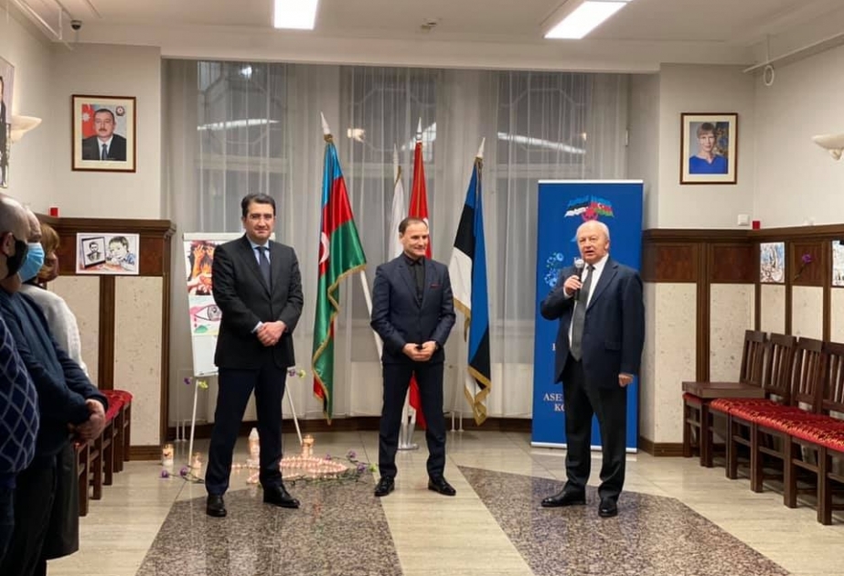 Estoniyada da Xocalı qurbanlarının xatirəsi yad olunub