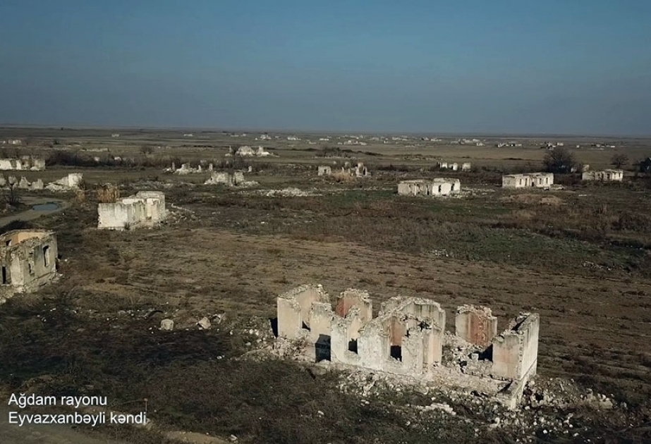 Azerbaijan’s Defense Ministry releases video footages of Eyvazkhanbayli village, Aghdam VIDEO