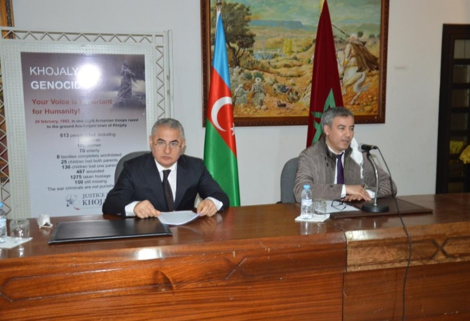 Mərakeşdə Xocalı soyqırımının 29-cu ildönümünə həsr olunmuş simpozium keçirilib