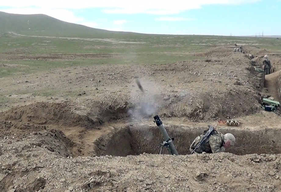 Azerbaijan’s Defense Ministry: Mortar batteries completed regular stage of live-fire training exercises VIDEO