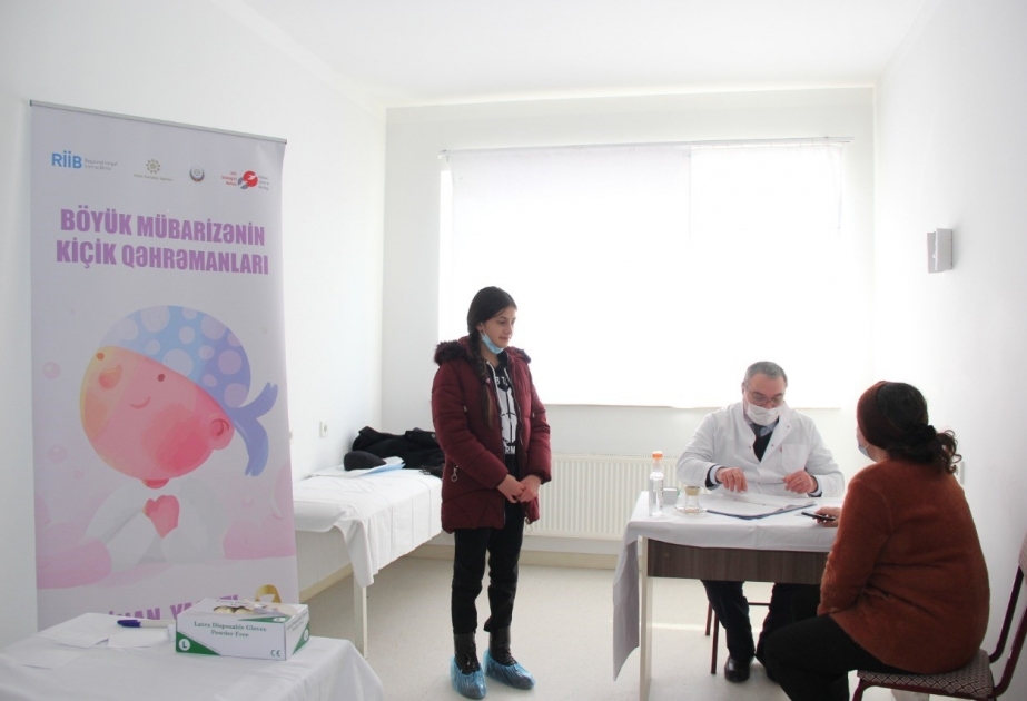 Tovuz və Ağstafa rayonlarında uşaqların onkoloji müayinələri təşkil edilib