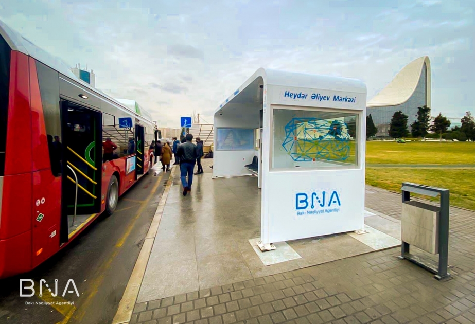Paytaxtda bio-smart avtobus dayanacaq pavilyonları quraşdırılır