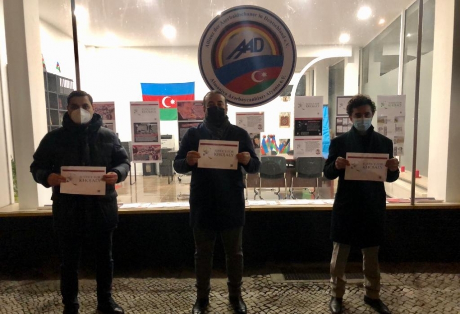 Berlindəki Azərbaycan Evində Xocalı soyqırımı qurbanlarının anım guşəsi təşkil edilib