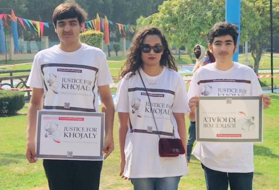 Lahorda Xocalı soyqırımı ilə bağlı məlumatlandırma aksiyası keçirilib