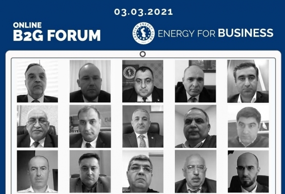 Caspian Energy Club организовал очередной «Online B2G Forum»