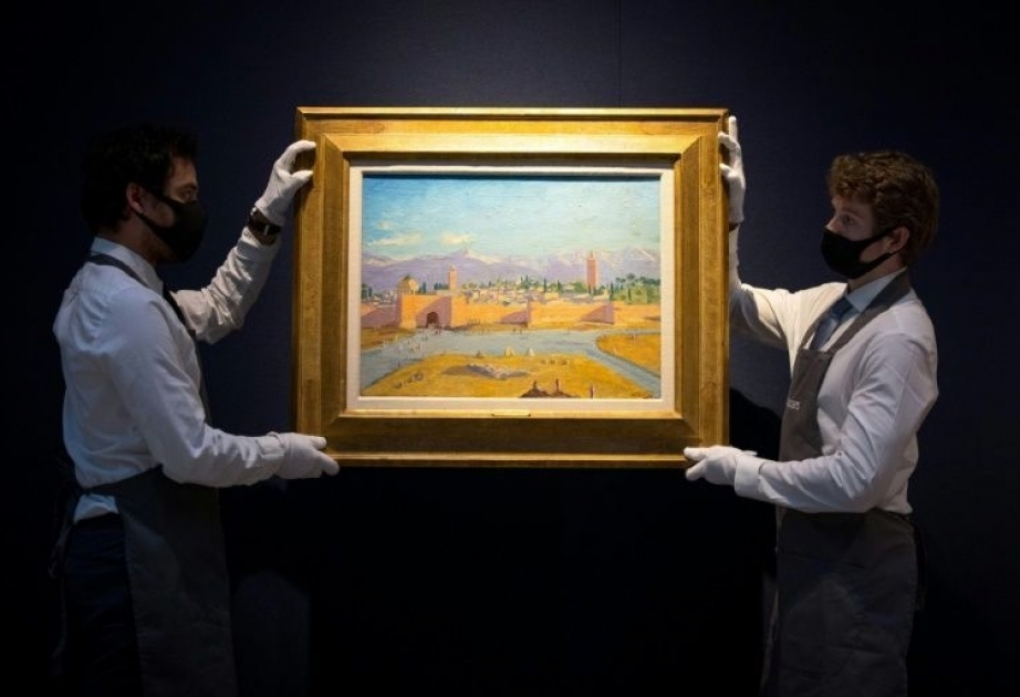 Uinston Çörçillin tablosu hərracda 7 milyon funt sterlinqə satılıb