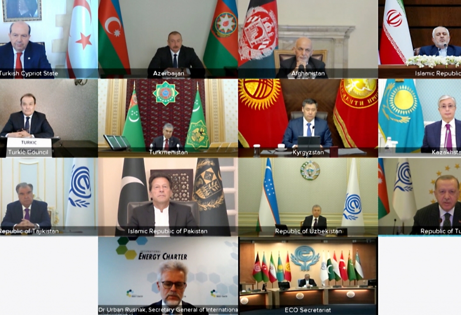 President Ilham Aliyev made speech at virtual Summit of Economic Cooperation Organization VIDEO
