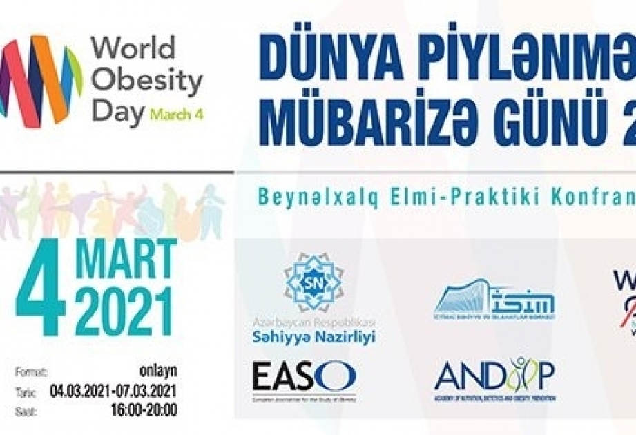 Səhiyyə Nazirliyinin mütəxəssisləri Ümumdünya Piylənmə Gününə həsr olunmuş Beynəlxalq elmi-praktik konfransda çıxış ediblər