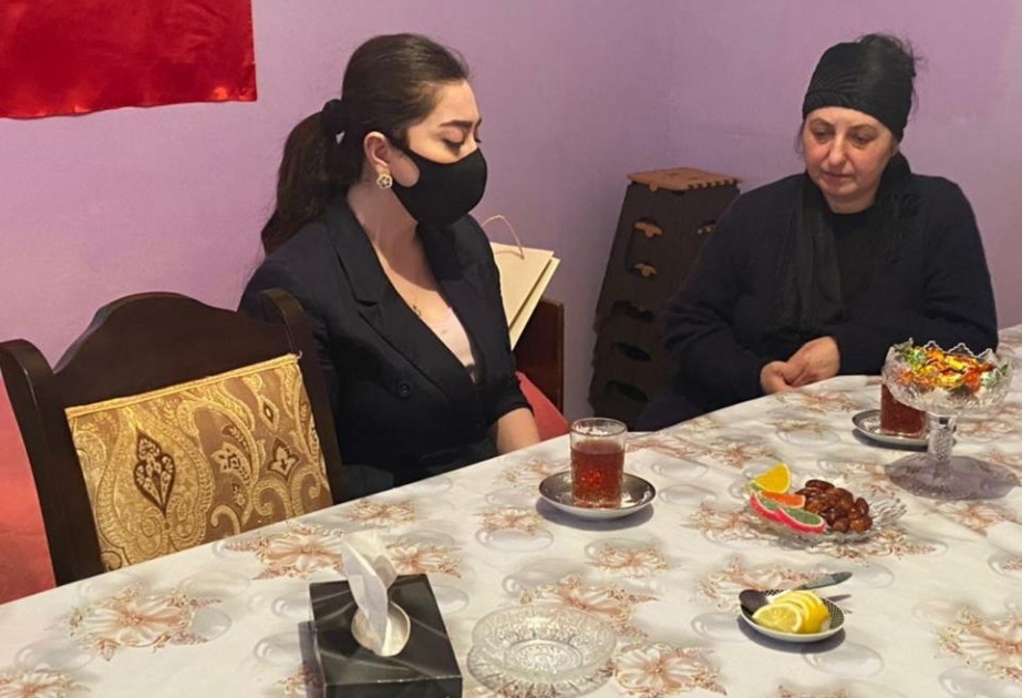 Şəhid anaları ziyarət edilib
