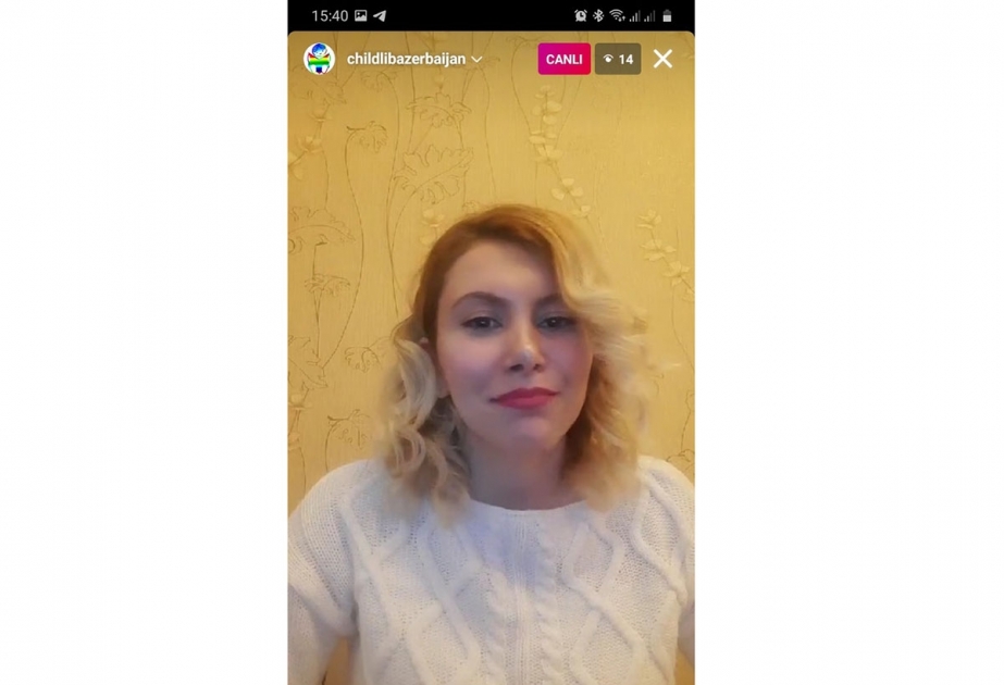 Respublika Uşaq Kitabxanasının növbəti qonağı ilə oxucular arasında virtual görüş keçirilib