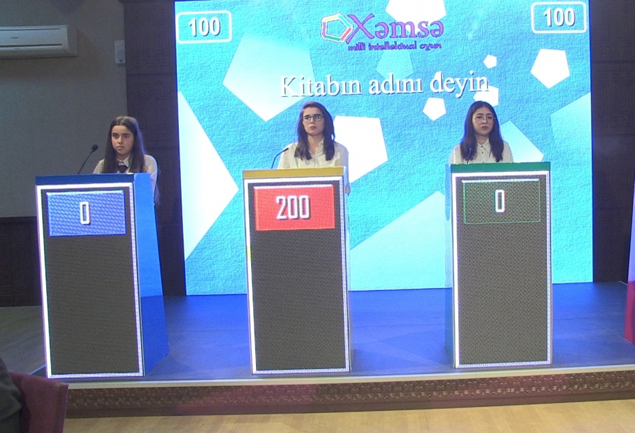 Naxçıvan Dövlət Universitetinin tələbələri “Xəmsə” Milli İntellektual Oyunun qalibi olublar