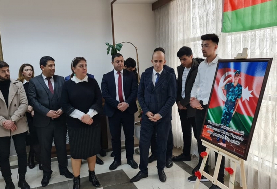 Şəhid Orxan Paşazadənin əbədiyyətə qovuşmasından bir il ötür