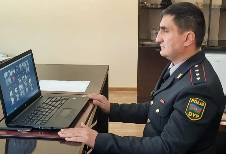 Şəki Dövlət Yol Polisi Bölməsi maarifləndirmə tədbirlərini davam etdirir