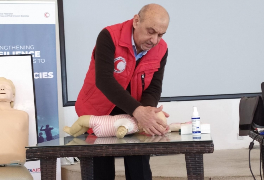 Sumqayıt Qızıl Aypara könüllüləri təlimə cəlb olunub