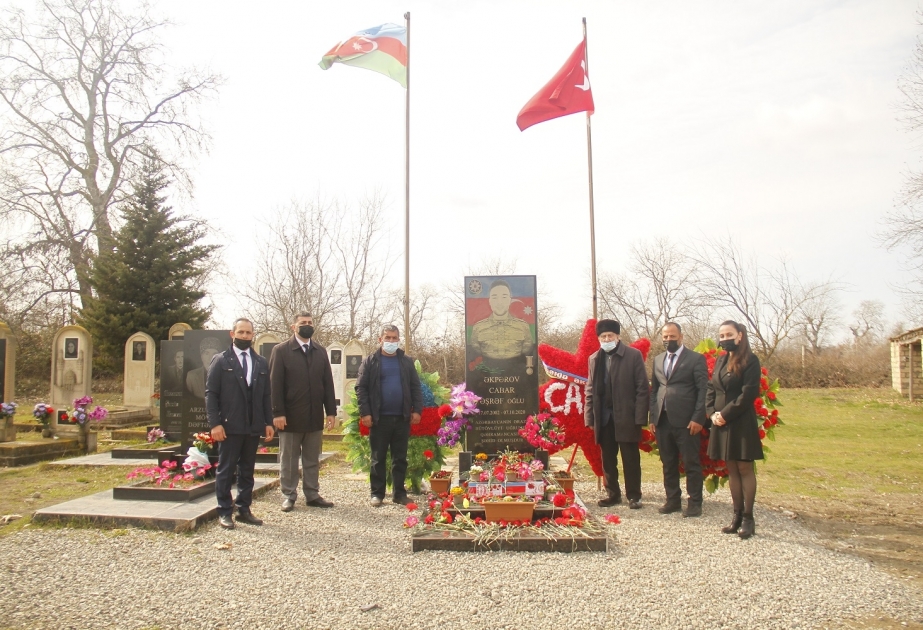 Xaçmazda şəhid idmançıların ailələri ziyarət edilib