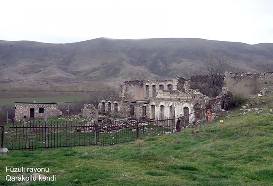 Imágenes de la aldea de Garakollu del distrito de Fuzuli
