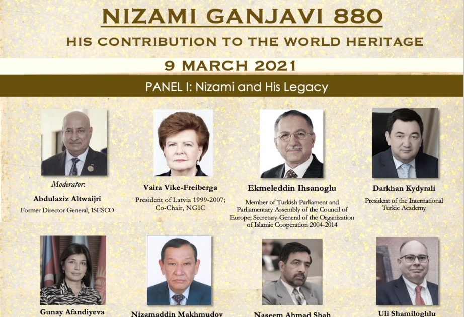 “Nizami Gəncəvi 880: Dünya irsinə töhfəsi” adlı birgə veb-konfrans keçiriləcək