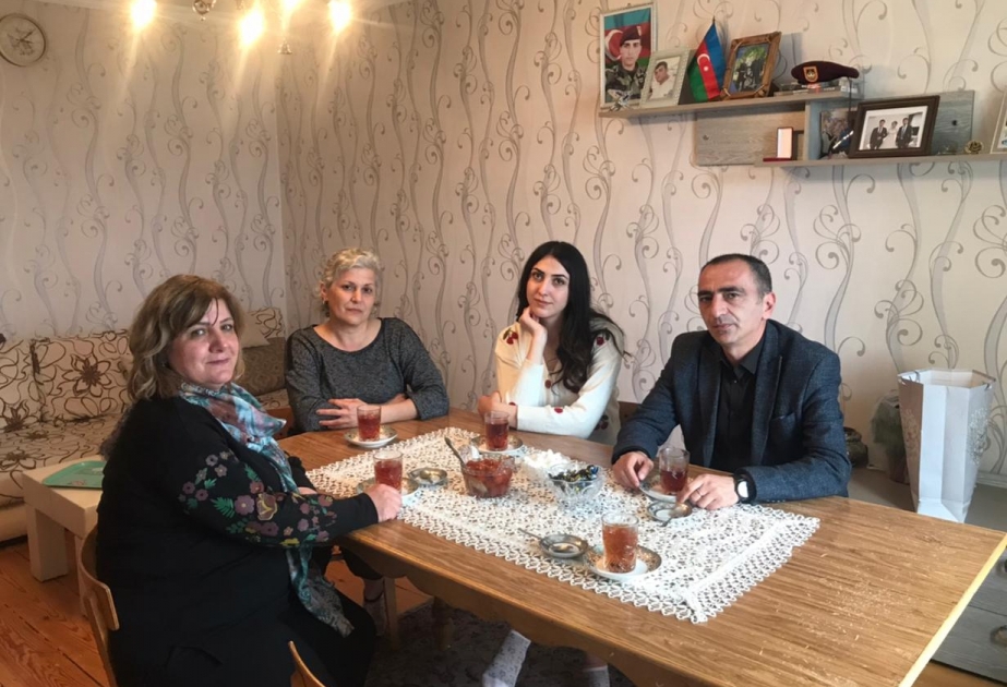 Zaqatalada şəhid anaları ziyarət olunub