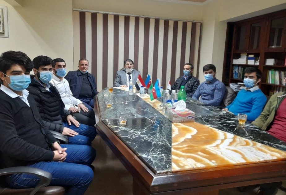 Misirdəki diaspor mərkəzində azərbaycanlı tələbələrlə görüş keçirilib