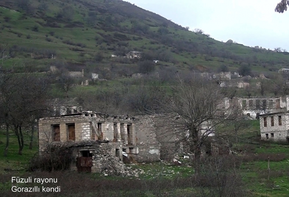 Imágenes de la aldea de Gorazilli del distrito de Fuzuli