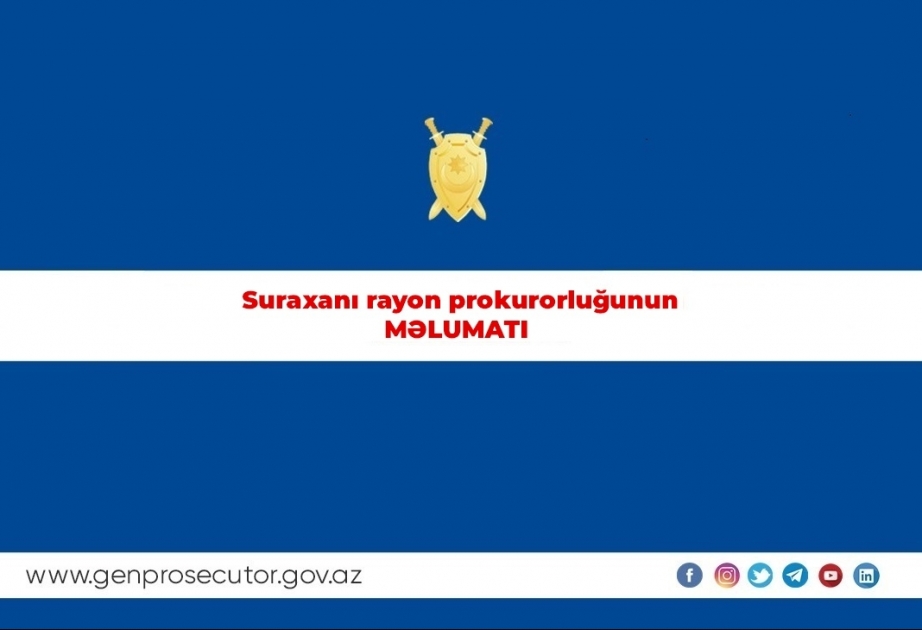 Suraxanı rayonunda ərini yatdığı yerdə qətlə yetirən qadınla bağlı cinayət işi başlanıb