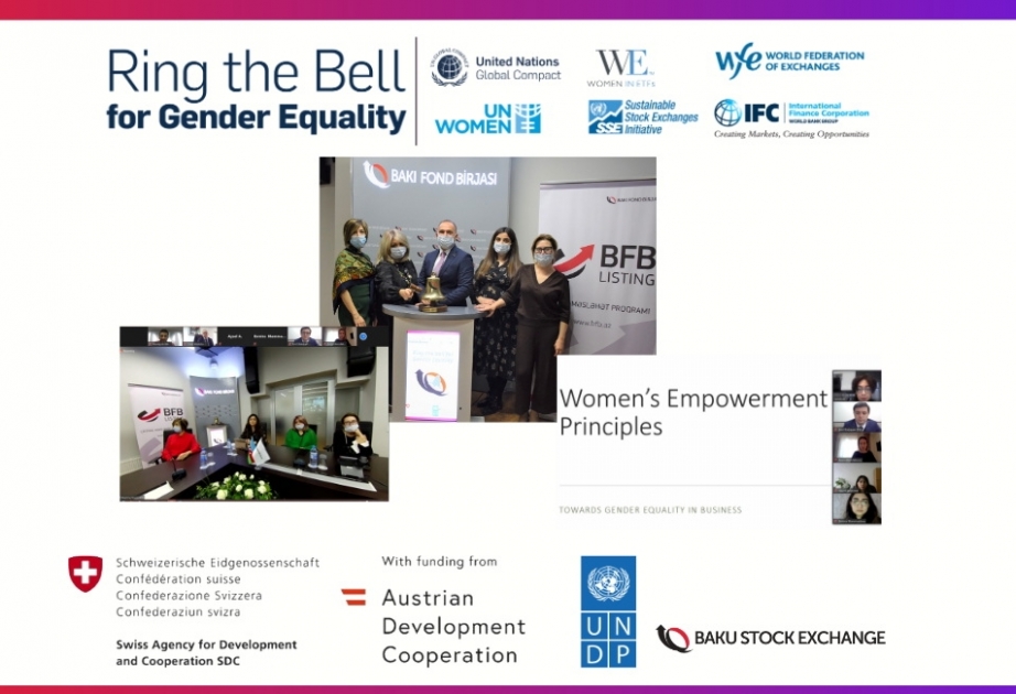 Bakı Fond Birjasında gender bərabərliyinə həsr edilmiş açılış zəngi keçirilib