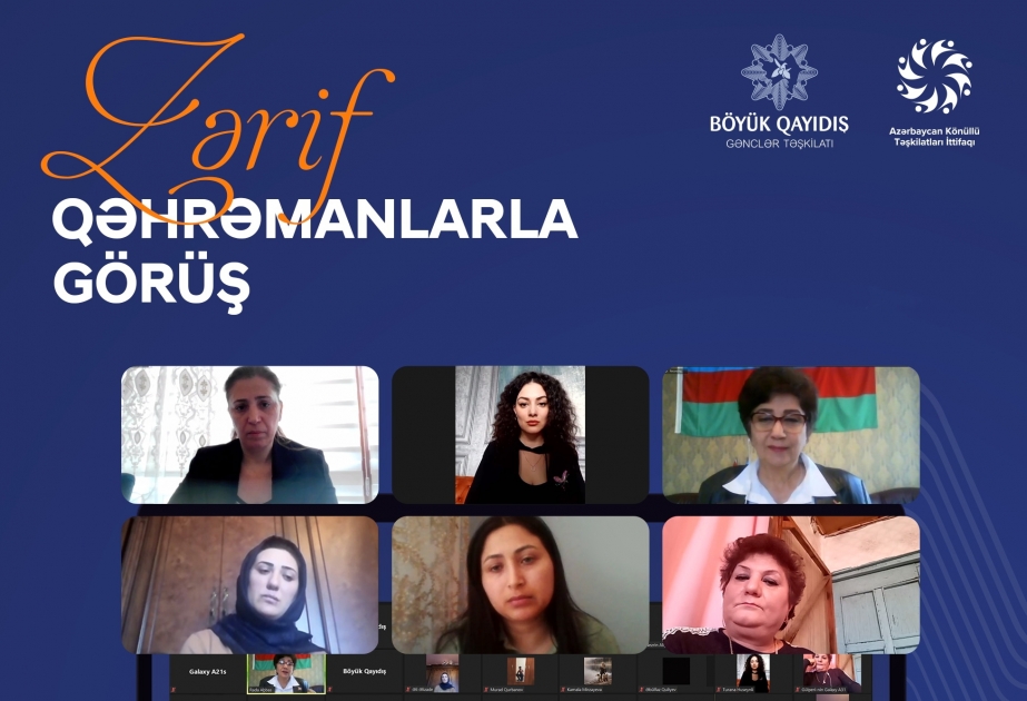 Gənclərin “Zərif qəhrəmanlar”la görüşü olub