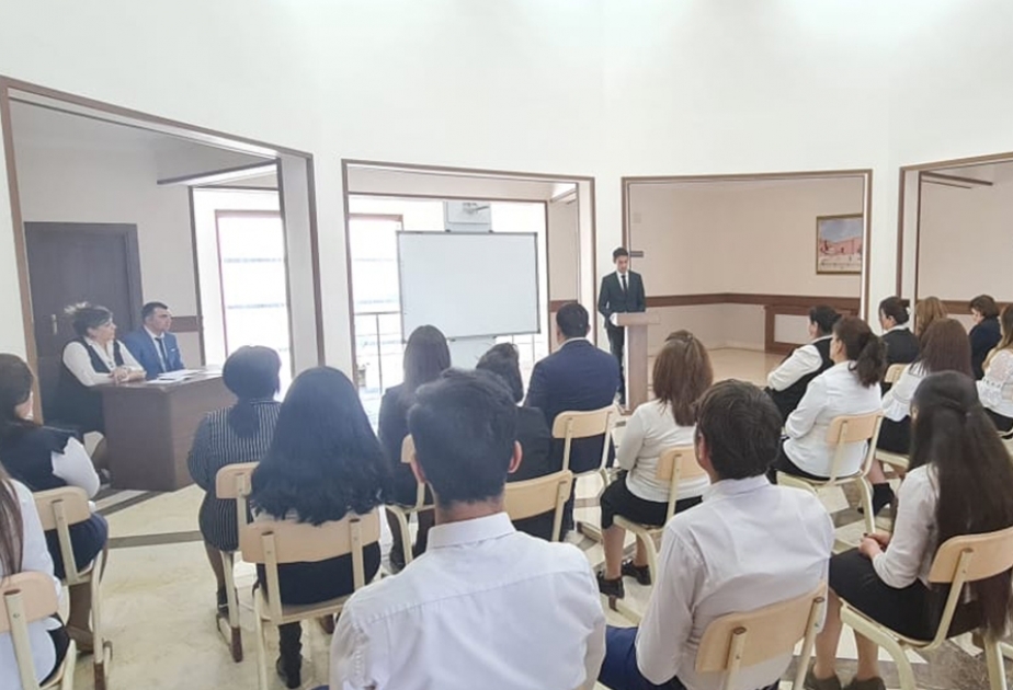 “Naxçıvan” Universitetində Nəriman Həsənzadənin yaradıcılığından bəhs olunub