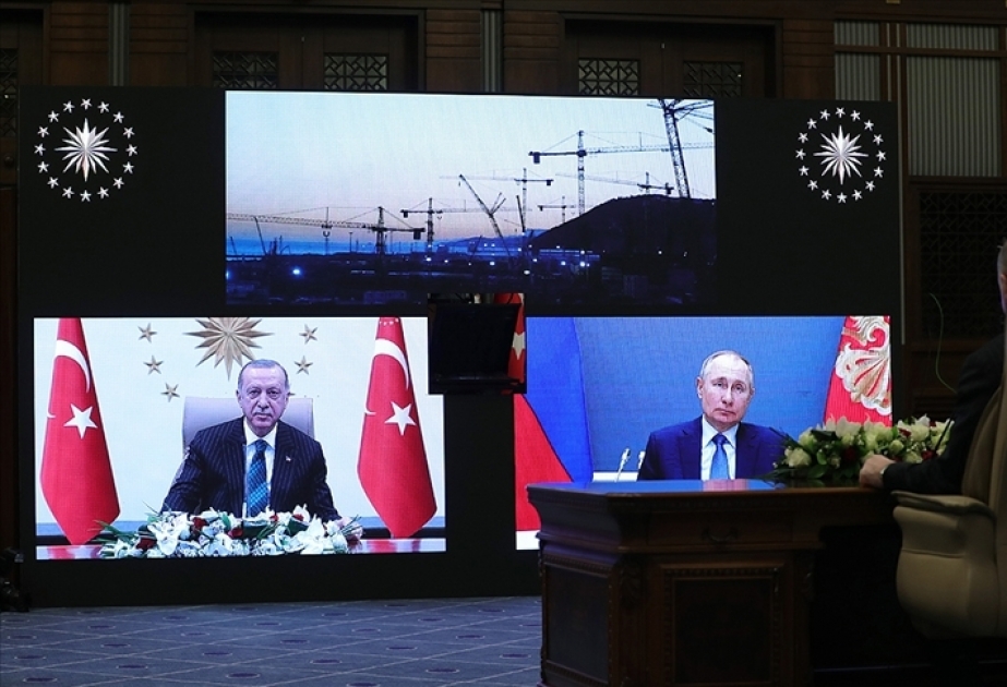 Türkiyədə “Akkuyu” AES-in üçüncü enerji blokunun təməlqoyma mərasimi keçirilib