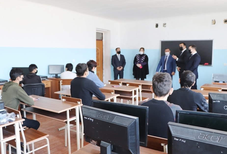Sumqayıtda peşə təhsili alan gənclərlə görüş keçirilib